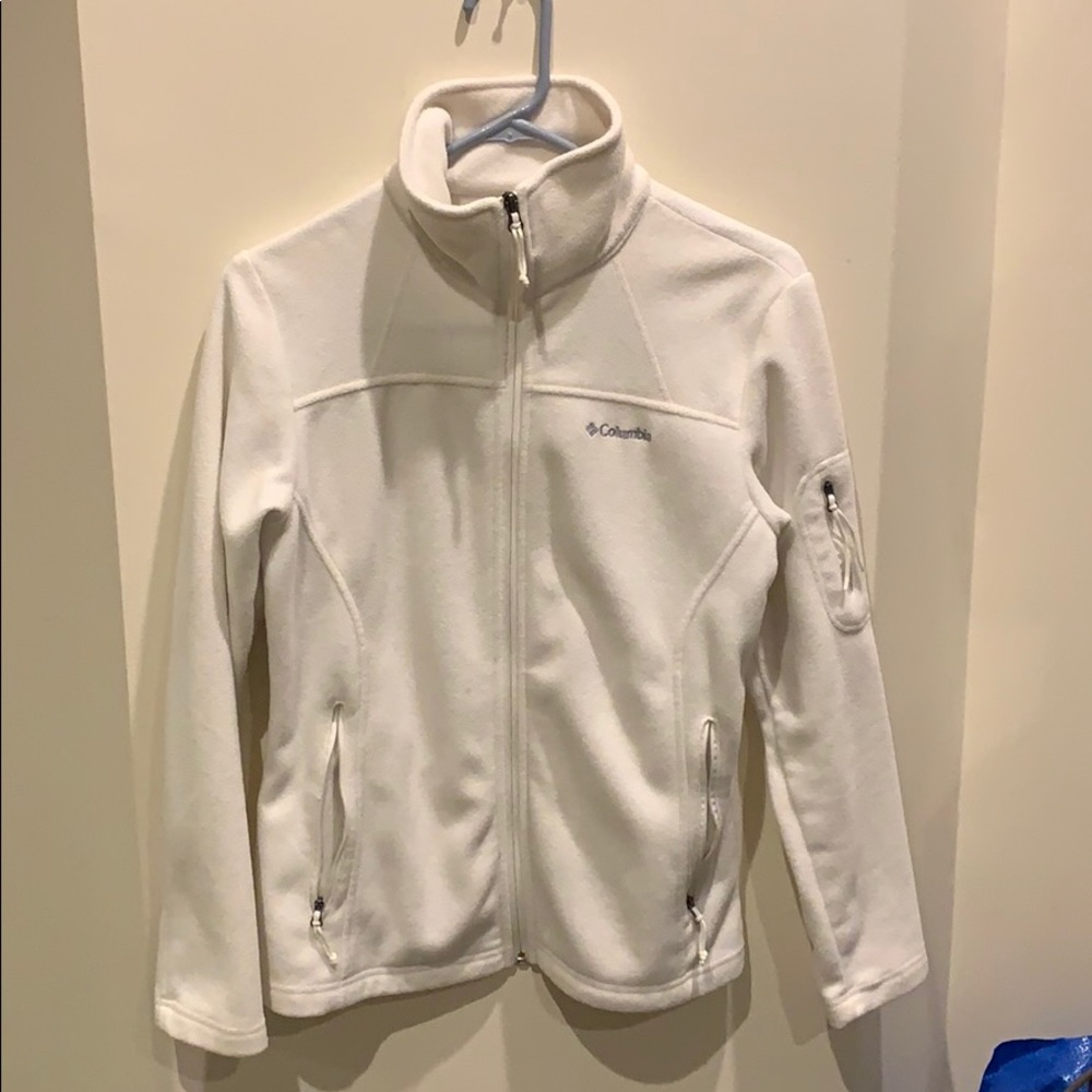 White Columbia fleece